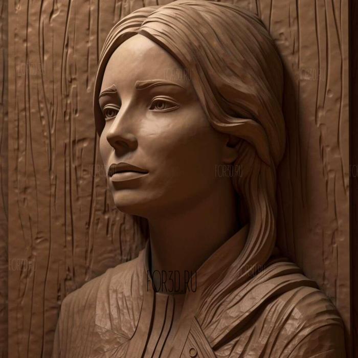 Sharon Carter 2 stl model for CNC